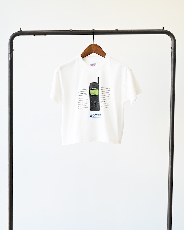 【ブーストック】B/S  PHONE Tシャツ / ホワイト