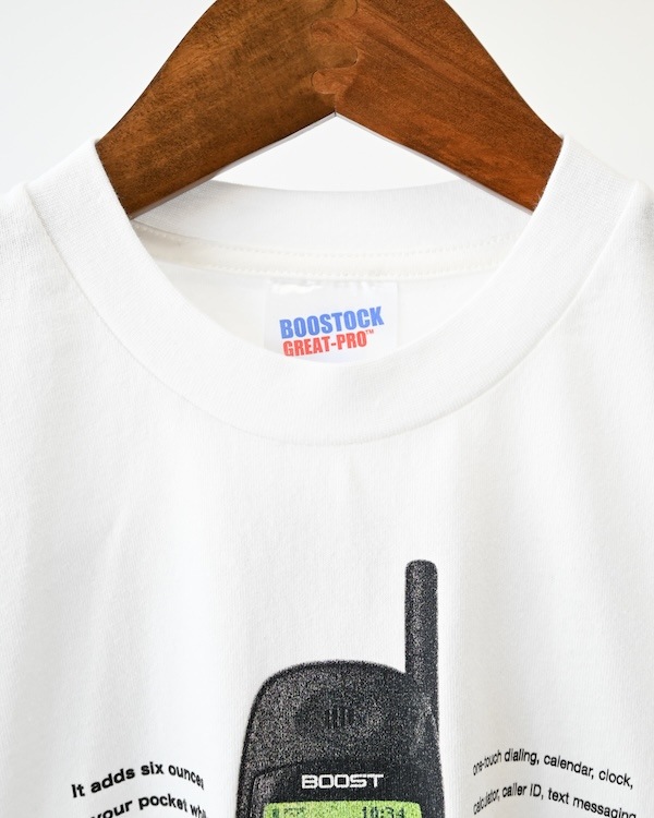 【ブーストック】B/S  PHONE Tシャツ / ホワイト
