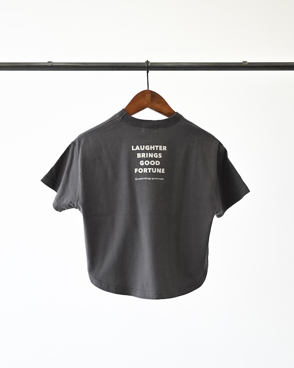 【ジェネレーター】LAUGHT Tシャツ / チャコールグレー
