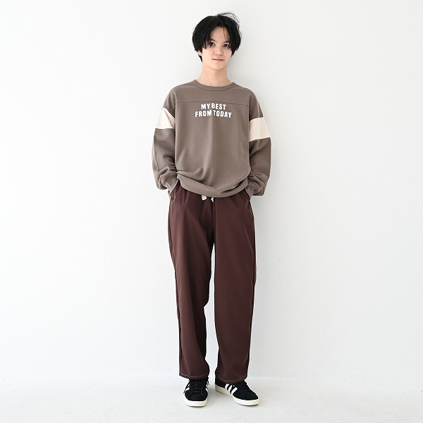 【25FW】イージーパンツ / ブラウン