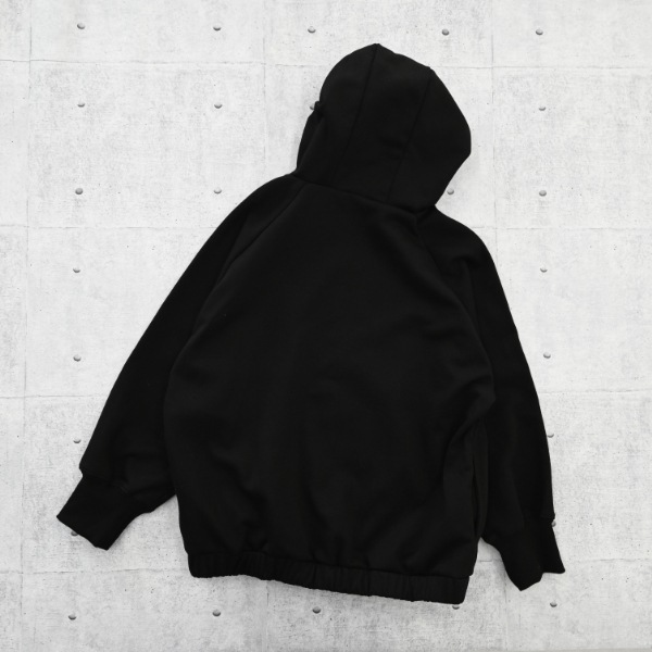 【25FW】ジップ パーカー / ブラック