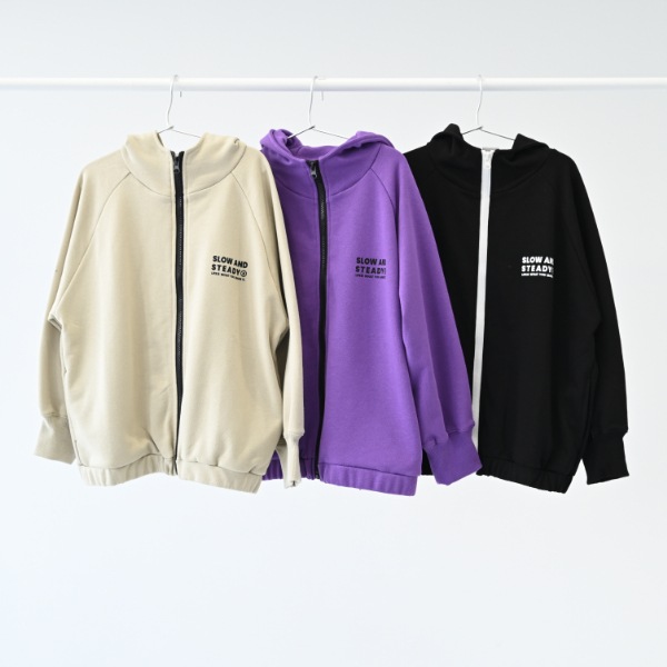 【25FW】ジップ パーカー / ブラック