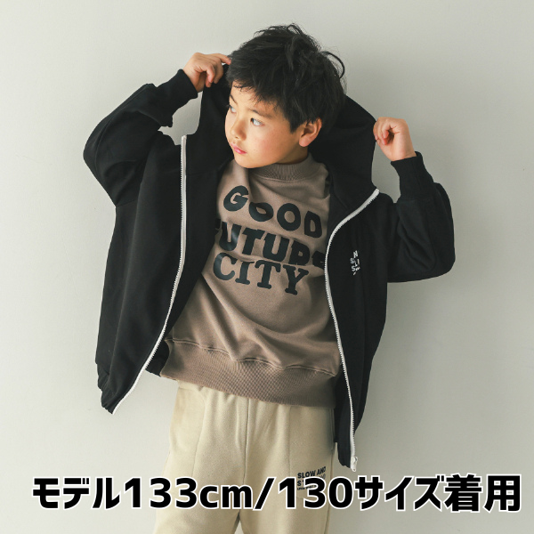 【25FW】ジップ パーカー / ブラック