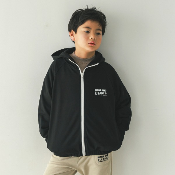 【25FW】ジップ パーカー / ブラック