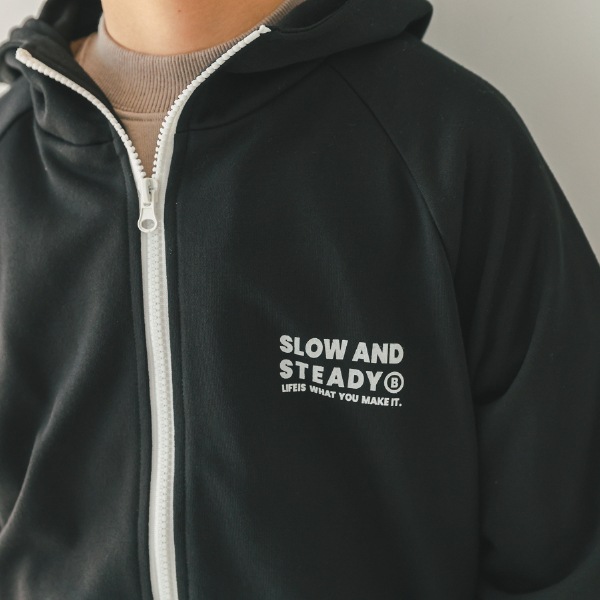 【25FW】ジップ パーカー / ブラック