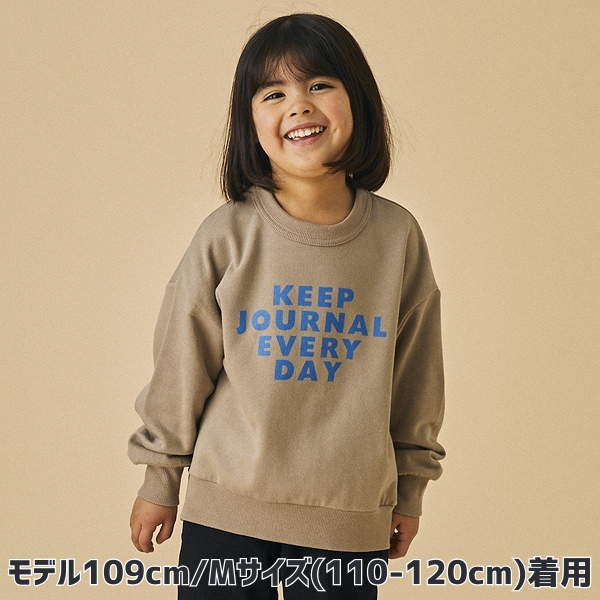 【25FW】KEEPJOURNAL ビッグトレーナー / グレージュ