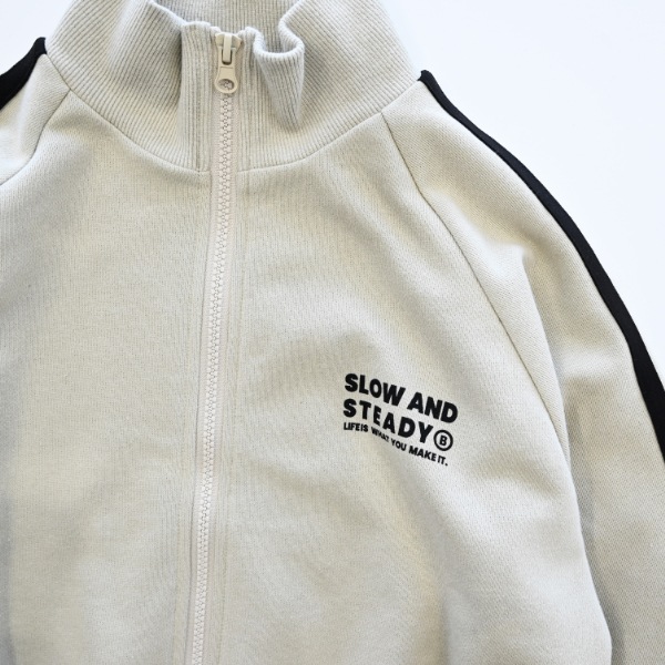 【25FW】ラインジップ ブルゾン / サンド