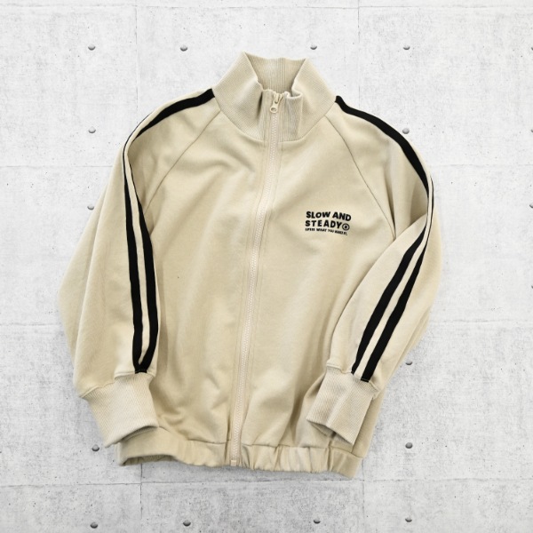 【25FW】ラインジップ ブルゾン / サンド