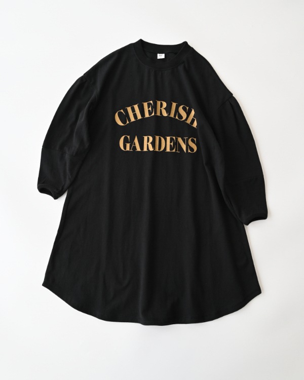 【エヌエイチティー】CHERISHカットワンピース / ブラック