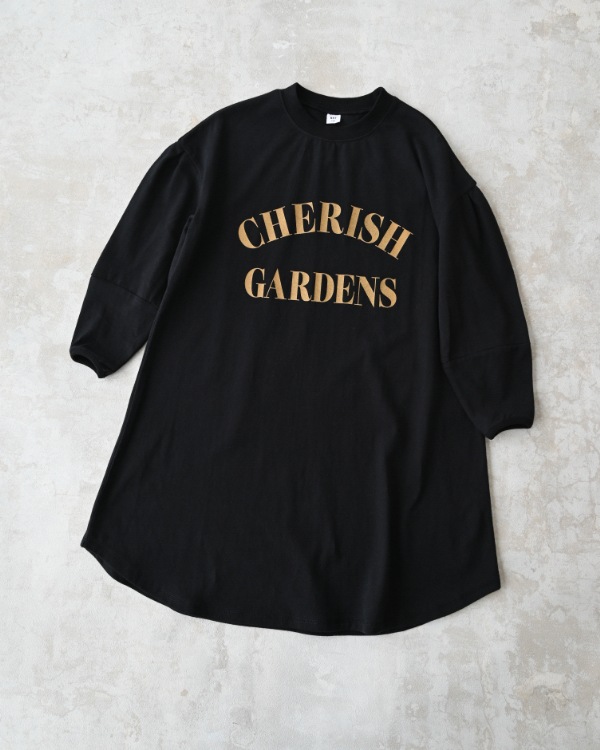 【エヌエイチティー】CHERISHカットワンピース / ブラック