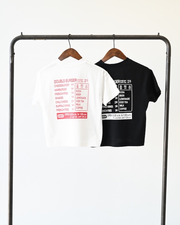 【26SS】B/S  BURGER Tシャツ / ホワイト