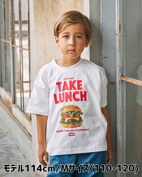 【ブーストック】B/S  BURGER Tシャツ / ホワイト
