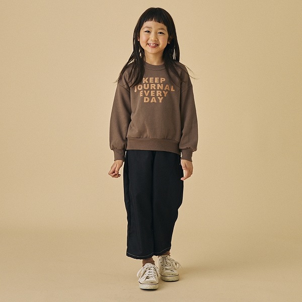 【25FW】KEEPJOURNAL ビッグトレーナー / アッシュブラウン