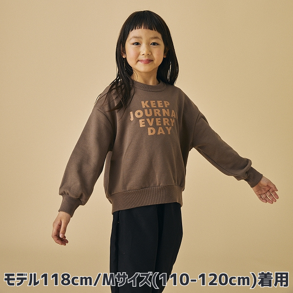 【25FW】KEEPJOURNAL ビッグトレーナー / アッシュブラウン