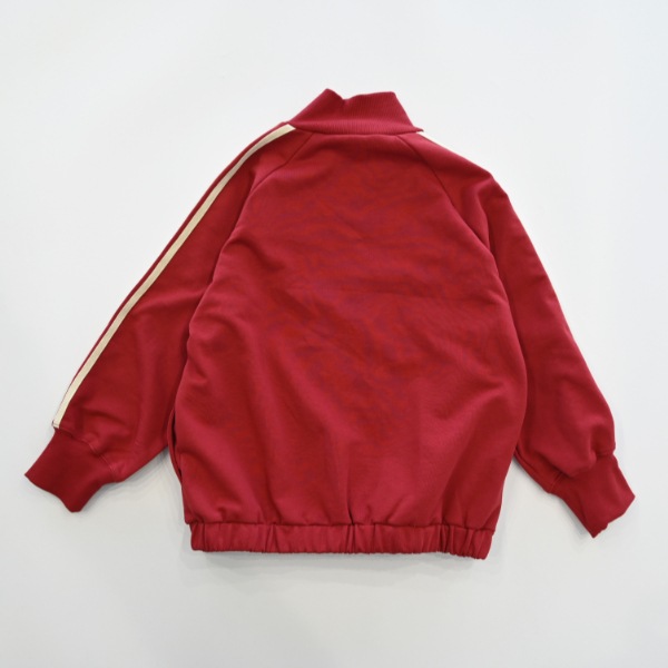 【25FW】ラインジップ ブルゾン / レッド