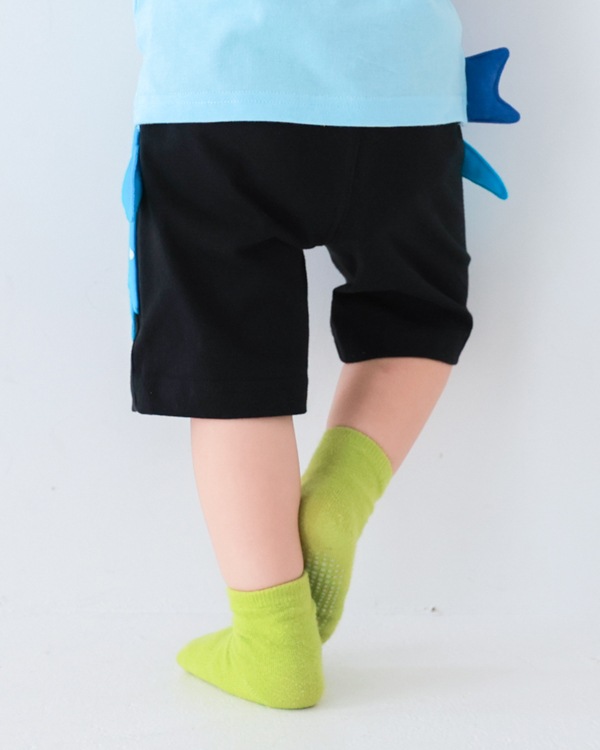 【チークルーム】ジンベイザメ ハーフパンツ / ブラック