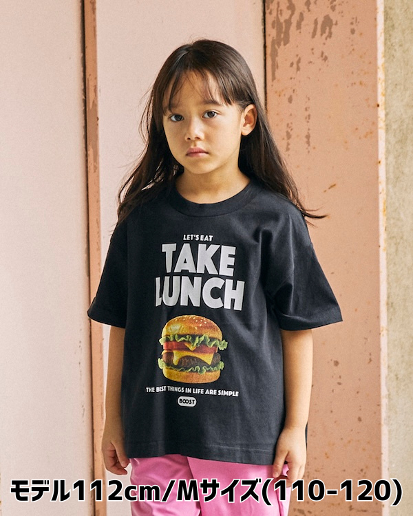 【ブーストック】B/S  BURGER Tシャツ / ブラック