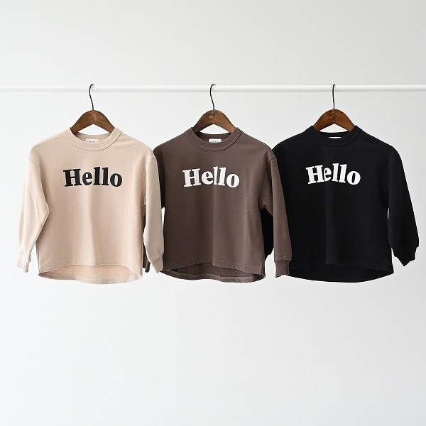 【25FW】Hello トレーナー / エクリュ