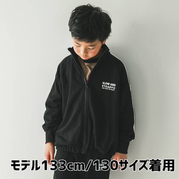 【25FW】ラインジップ ブルゾン / ブラック