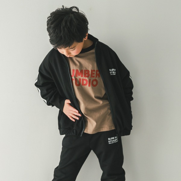 【25FW】ラインジップ ブルゾン / ブラック
