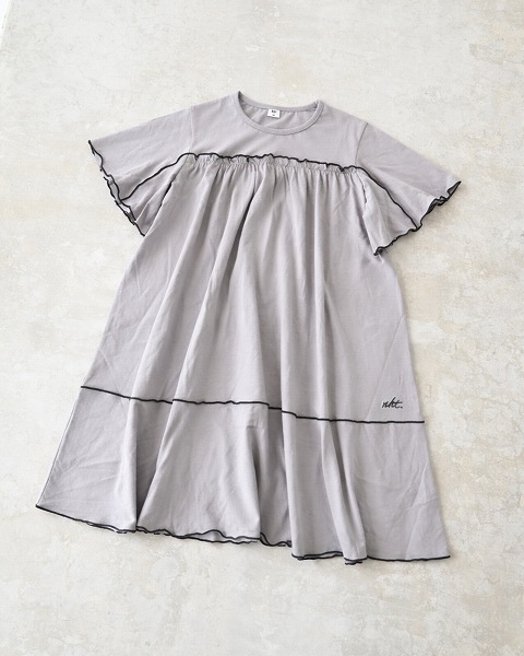【26PS】メローワンピース / グレー