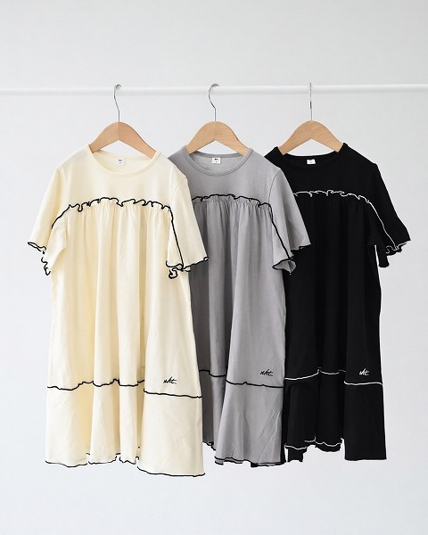 【26PS】メローワンピース / グレー