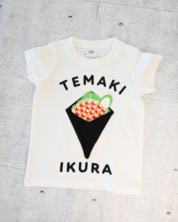 【26SS】手巻きいくら Tシャツ / オフホワイト