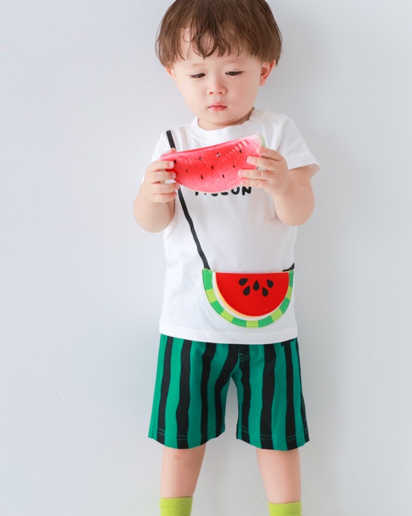 【26SS】すいか ハーフパンツ / グリーン