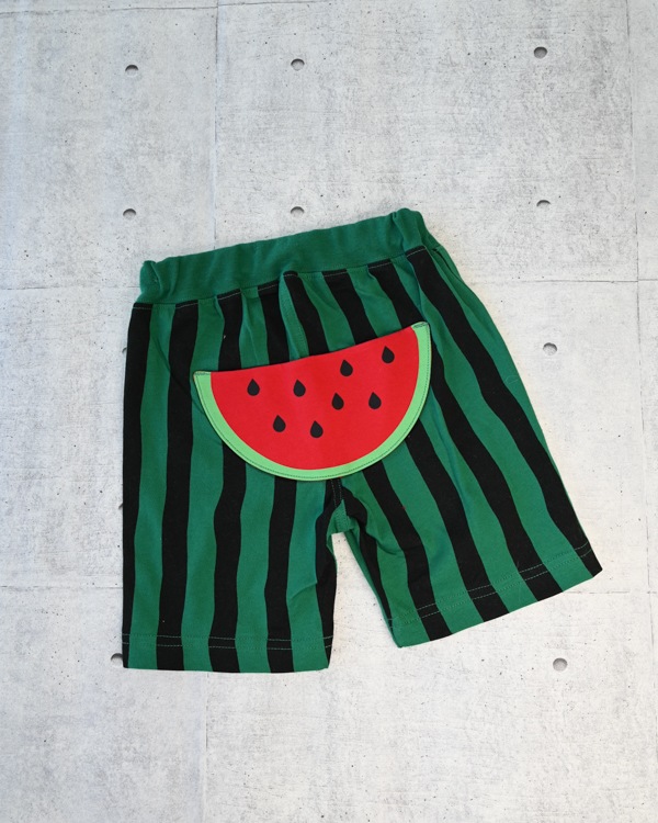 【26SS】すいか ハーフパンツ / グリーン