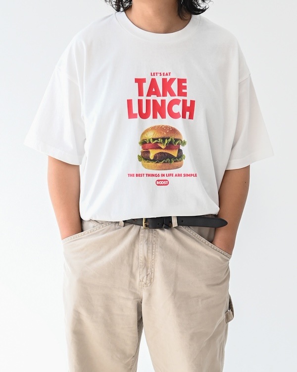 【ブーストック】B/S  BURGER Tシャツ / ホワイト