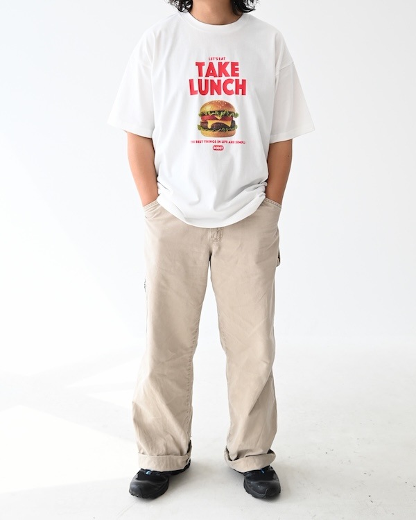 【ブーストック】B/S  BURGER Tシャツ / ホワイト