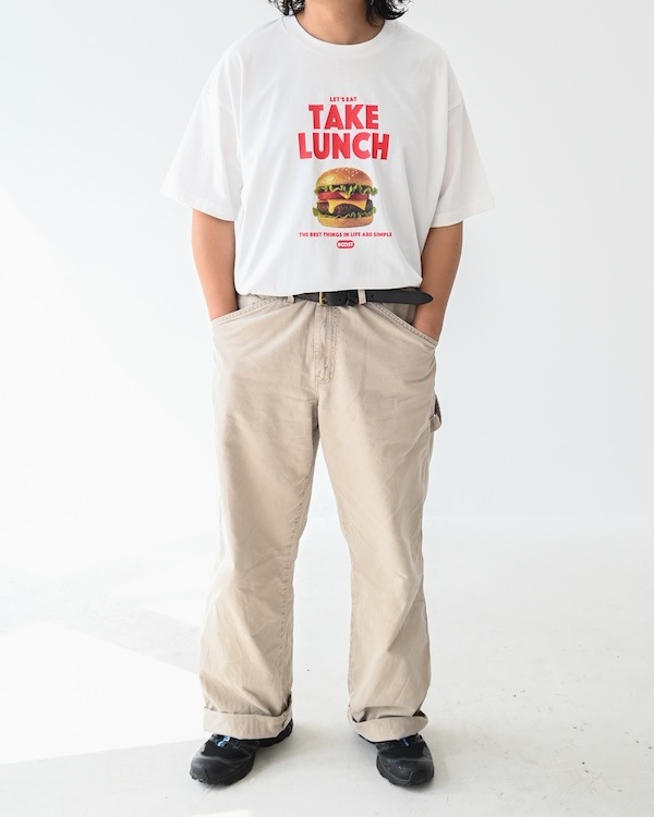 【ブーストック】B/S  BURGER Tシャツ / ホワイト