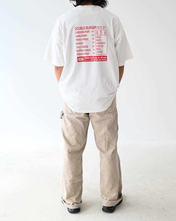 【ブーストック】B/S  BURGER Tシャツ / ホワイト