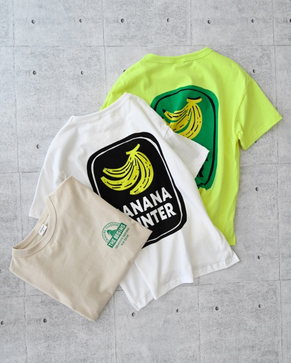 【ジーンズベー】GORILLA BANANA Tシャツ / オフホワイト