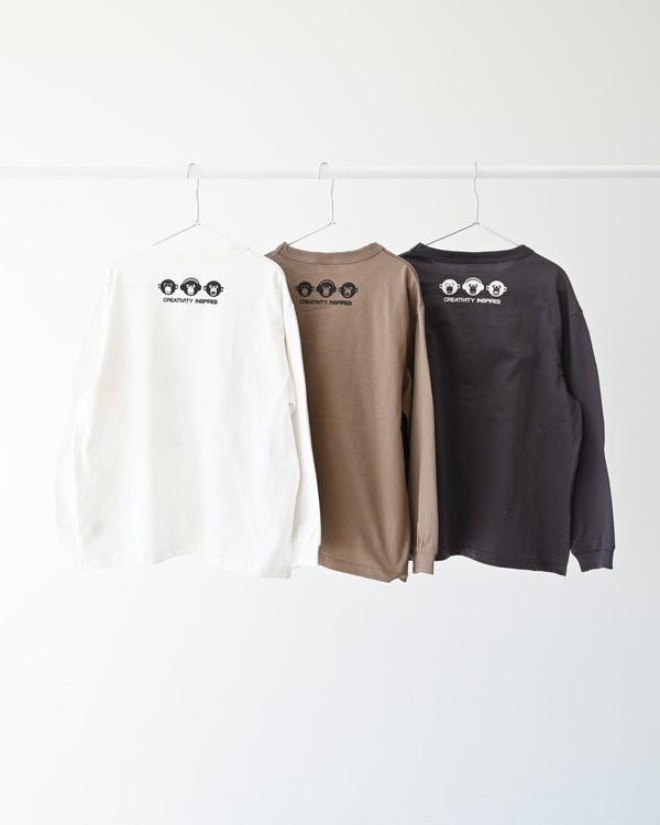 【ジーンズベー】THERE’S ロングTシャツ / ベージュ