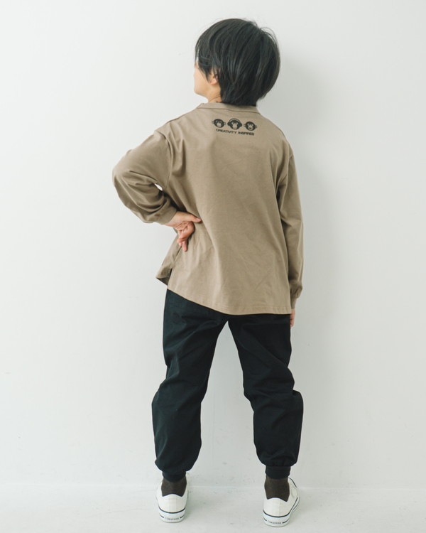【ジーンズベー】THERE’S ロングTシャツ / ベージュ