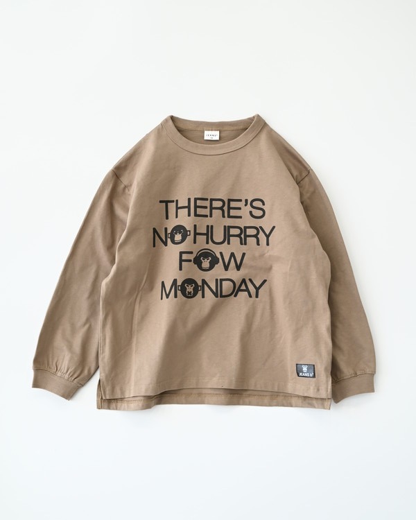 【ジーンズベー】THERE’S ロングTシャツ / ベージュ