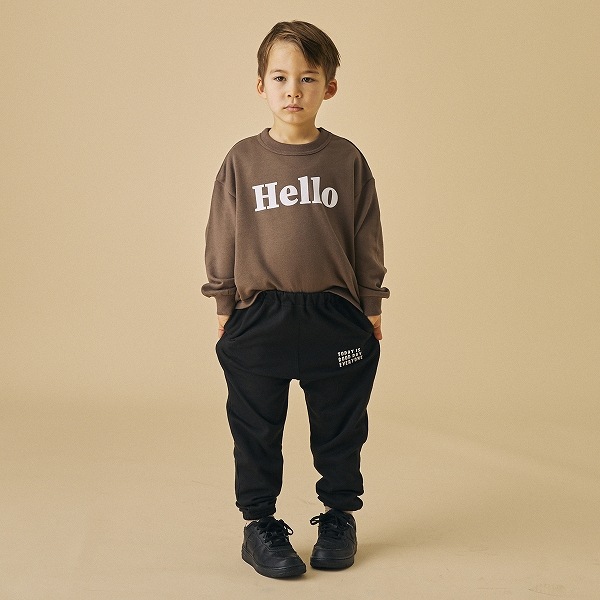 【25FW】Hello トレーナー / アッシュブラウン