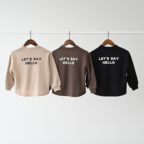 【25FW】Hello トレーナー / アッシュブラウン