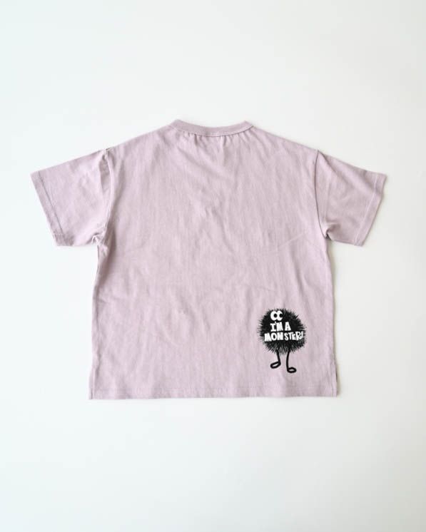 【ニコフラート】キョロキョロモンスターＴシャツ / ラベンダー