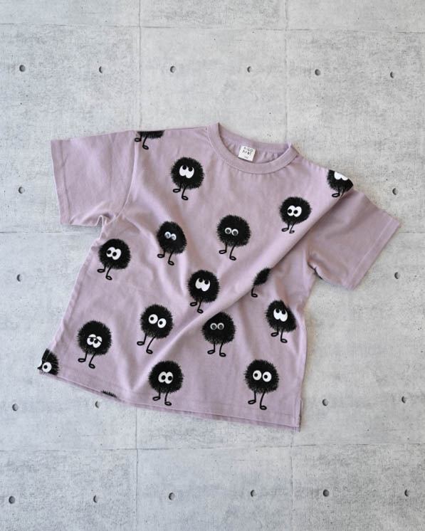 【ニコフラート】キョロキョロモンスターＴシャツ / ラベンダー