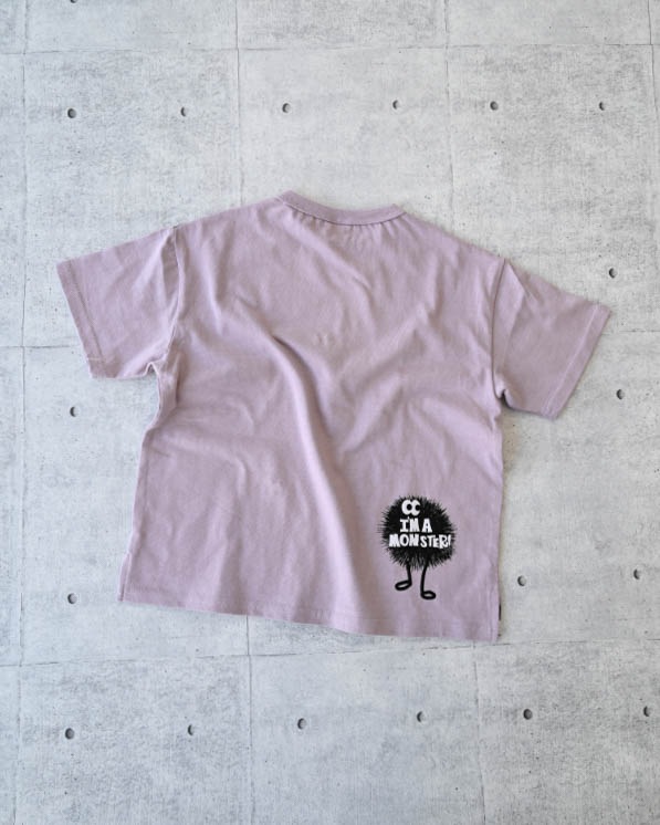 【ニコフラート】キョロキョロモンスターＴシャツ / ラベンダー