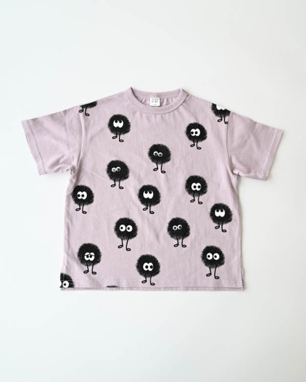 【ニコフラート】キョロキョロモンスターＴシャツ / ラベンダー