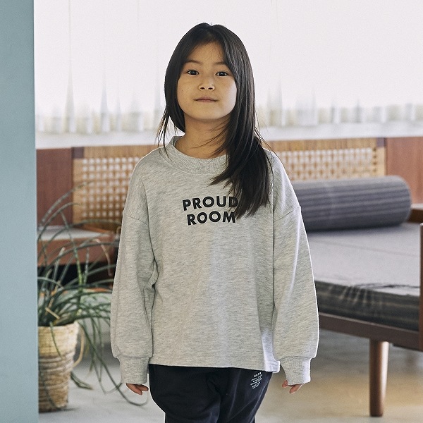【25FW】PROUDROOM トレーナー / 杢グレー