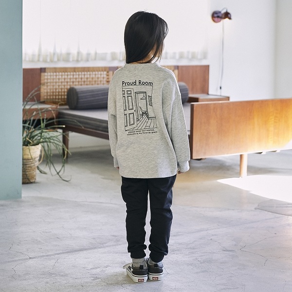 【25FW】PROUDROOM トレーナー / 杢グレー