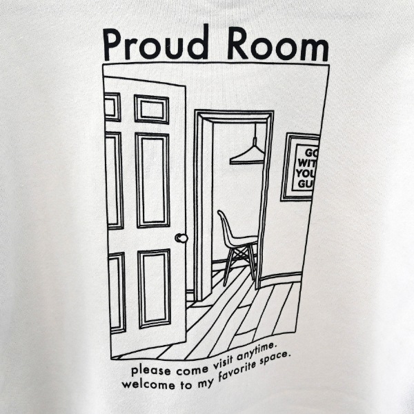 【25FW】PROUDROOM トレーナー / 杢グレー
