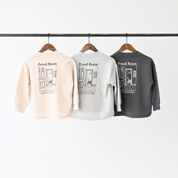 【25FW】PROUDROOM トレーナー / 杢グレー
