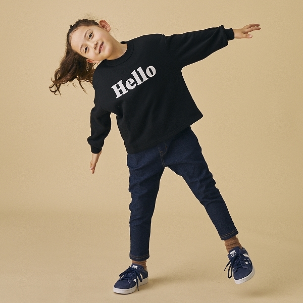 【25FW】Hello トレーナー / ブラック