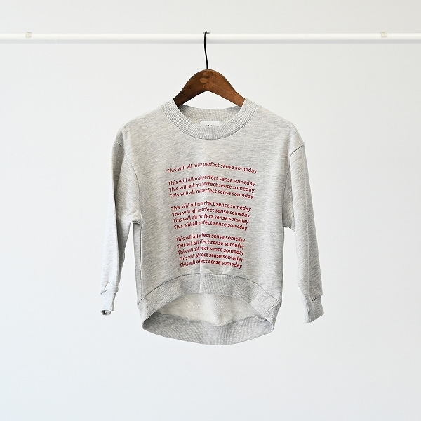 【25FW】LOGO プルオーバー / 杢グレー