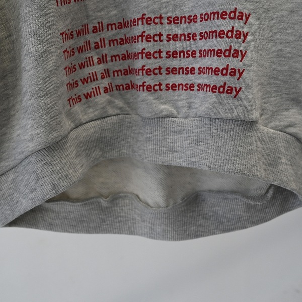 【25FW】LOGO プルオーバー / 杢グレー